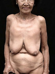 Naked grannies and matures become part of the landscape