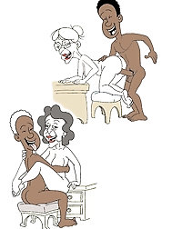 Cartoon aged and grandmas naked.