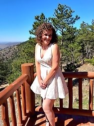 Aged granny displaying off sexy underwear