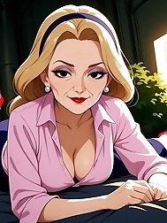 The girl plays the debauchery and shows her skills in this area