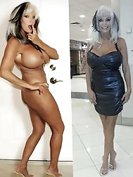 Glamour aged gilf is showing her sexy curves